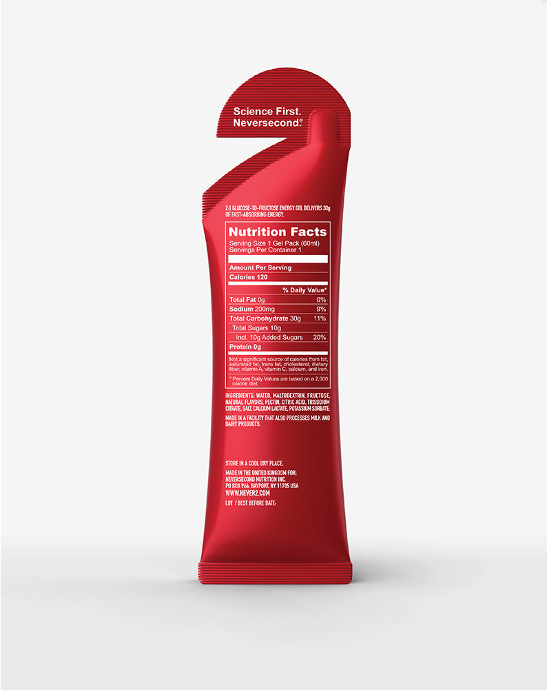 NeverSecond C30 Energy Gel 12CT
