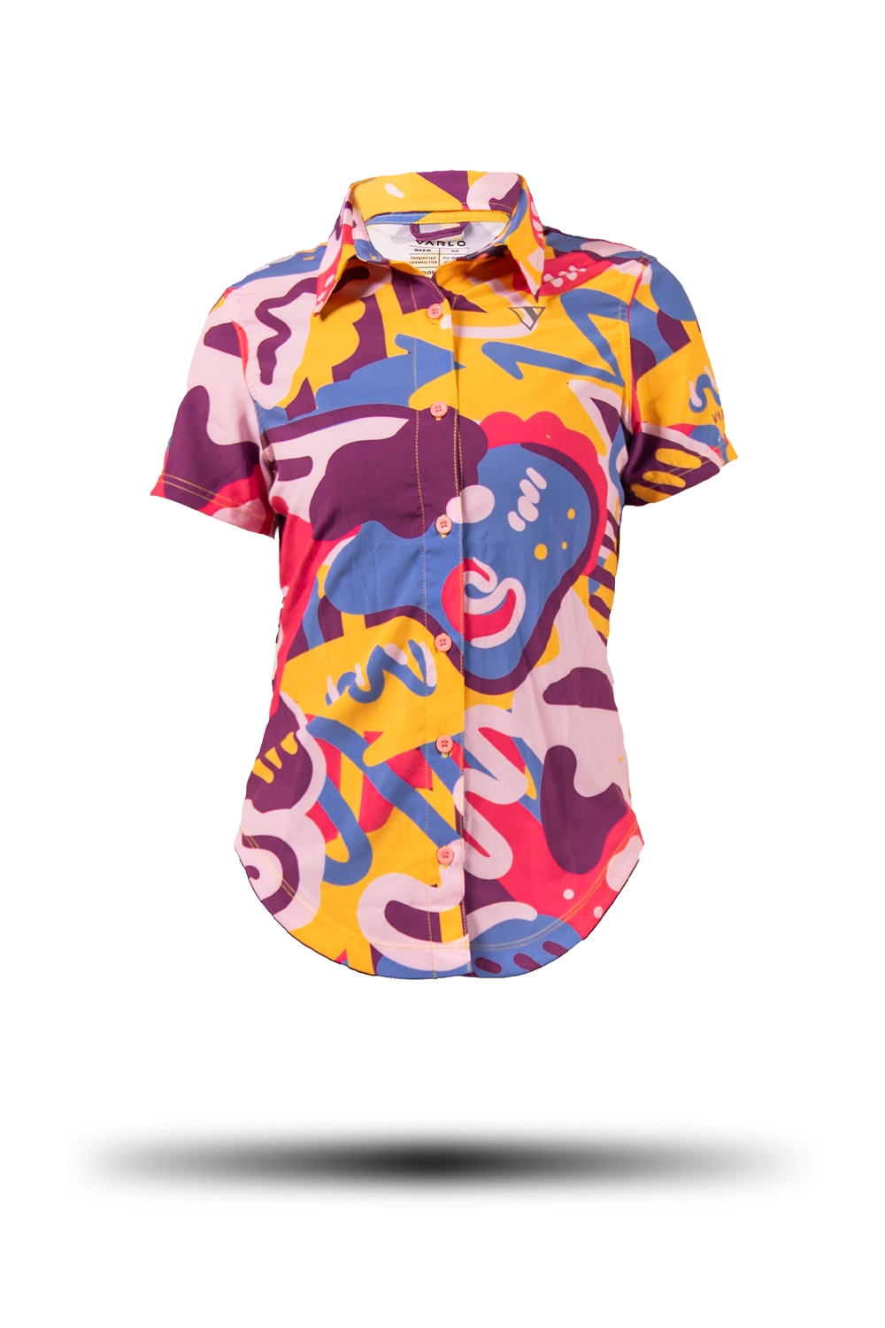 Touring Tech Button Cycling Shirt (Maestro Multi) - Women's