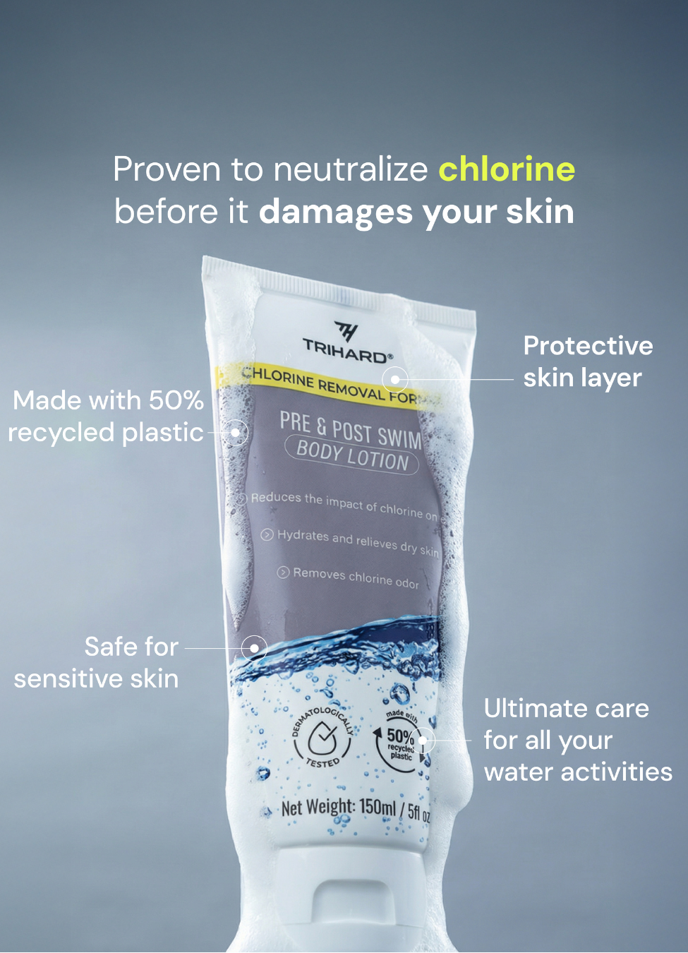Chlorine Protection Body Lotion - Pack Of Three
