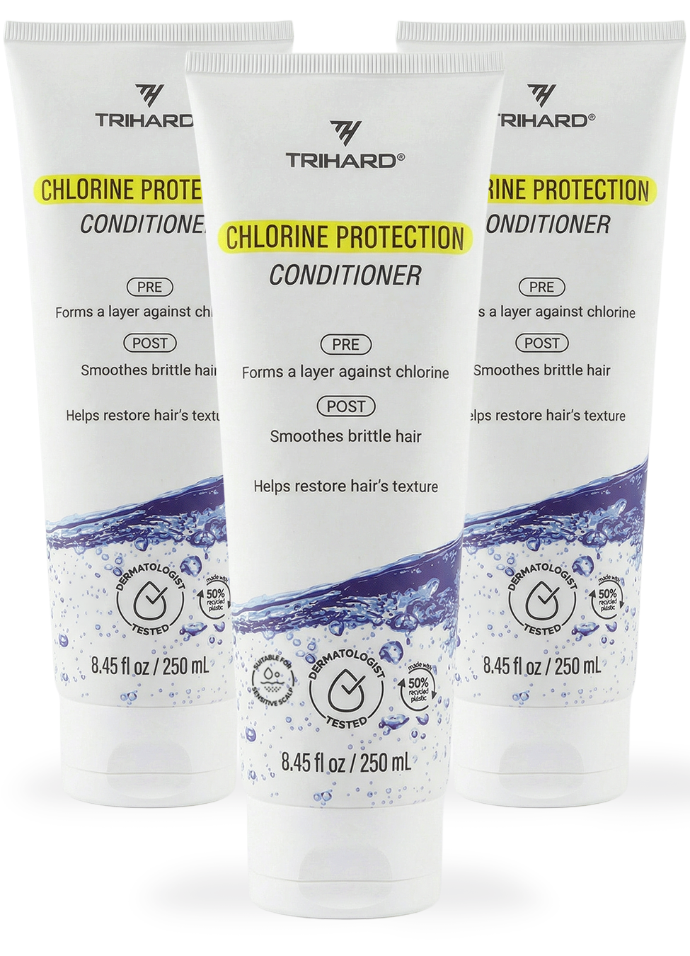 TRIHARD Chlorine Protection Conditioner - Pack Of Three