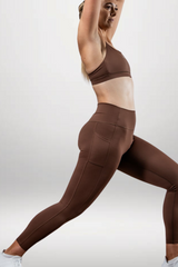 Women's SOHO Full Length High Waist Leggings (City Mocha)