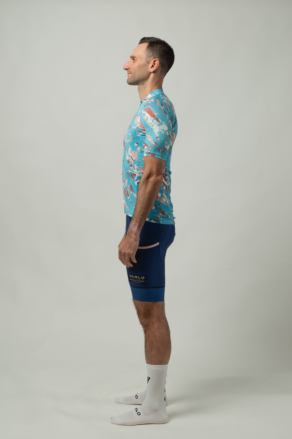 Men's Gravel Series Sandstone Cycling Jersey (Teal)