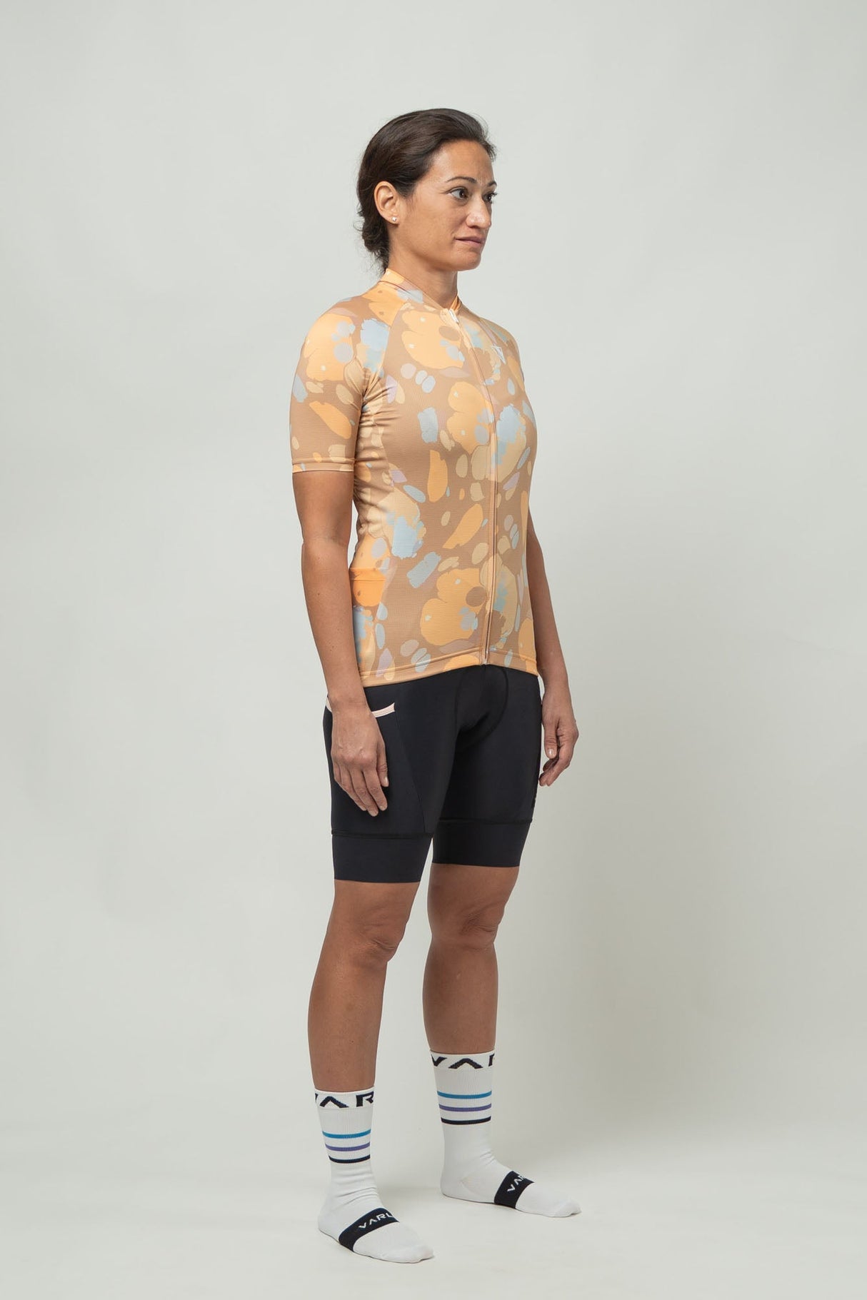 Women's Gravel Series Venture Cycling Jersey (Tan)
