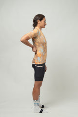 Women's Gravel Series Venture Cycling Jersey (Tan)