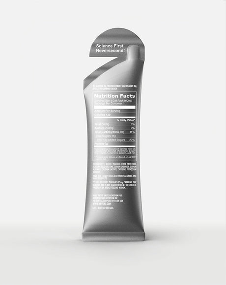 NeverSecond C30+ Unflavored Caffeine Gel 12CT
