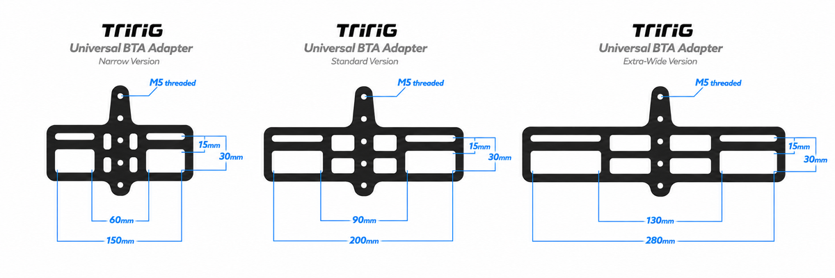 Universal BTA Adaptor Plate Collection
