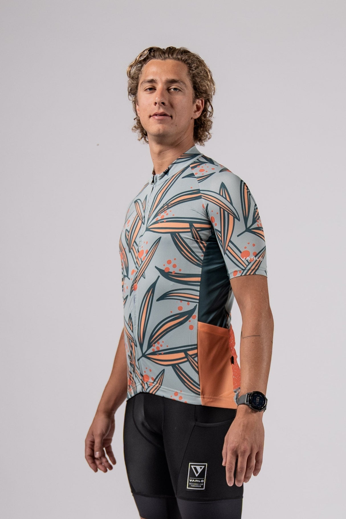 Pioneer Gravel Cycling Jersey (Mora Orange) - Men's