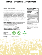 Formula 369 - Recovery Booster - Vegan 3:1 carb to protein drink mix