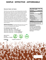 Formula 369 - Recovery Booster - Vegan 3:1 carb to protein drink mix