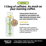Lemon Power Snack with 113 mg of Caffeine 100 Kcal
