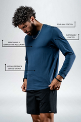 Men's Terra Recovery Field Shirt (Deepline Blue)