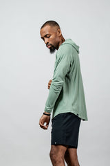 Men's Terra Recovery Element Hoodie Shirt (Low Light Olive)
