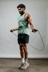 Men's Terra Recovery Tank (Low Light Olive)