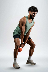 Men's Terra Recovery Tank (Low Light Olive)