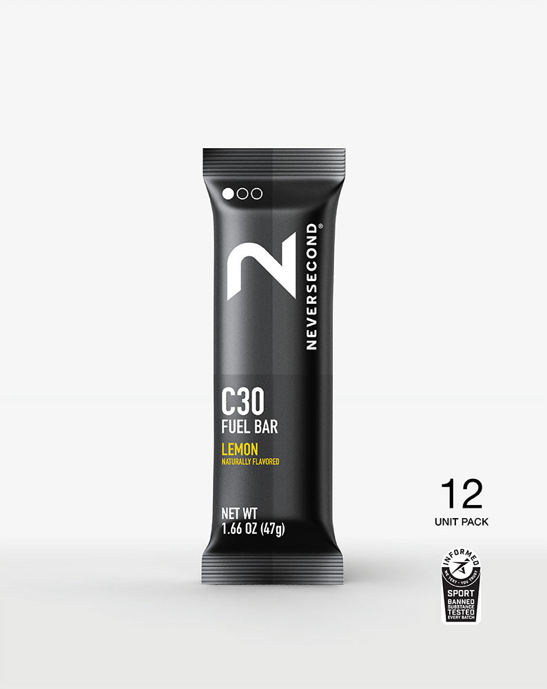 NeverSecond C30 Fuel Bar 12CT - Lemon