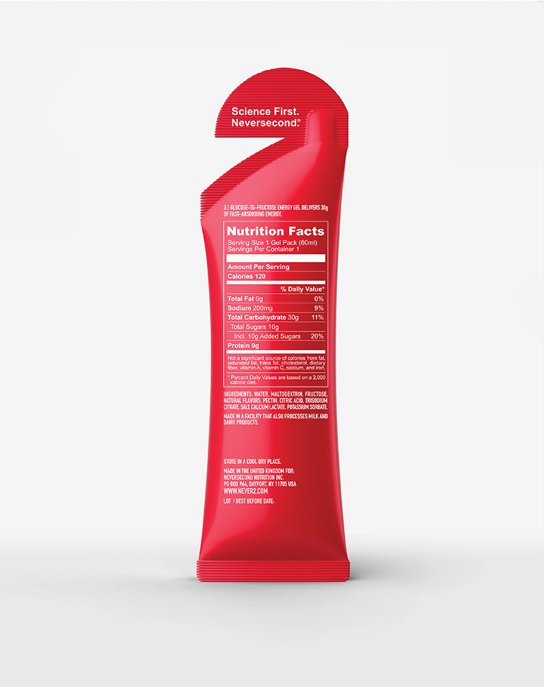 NeverSecond C30 Energy Gel 12CT