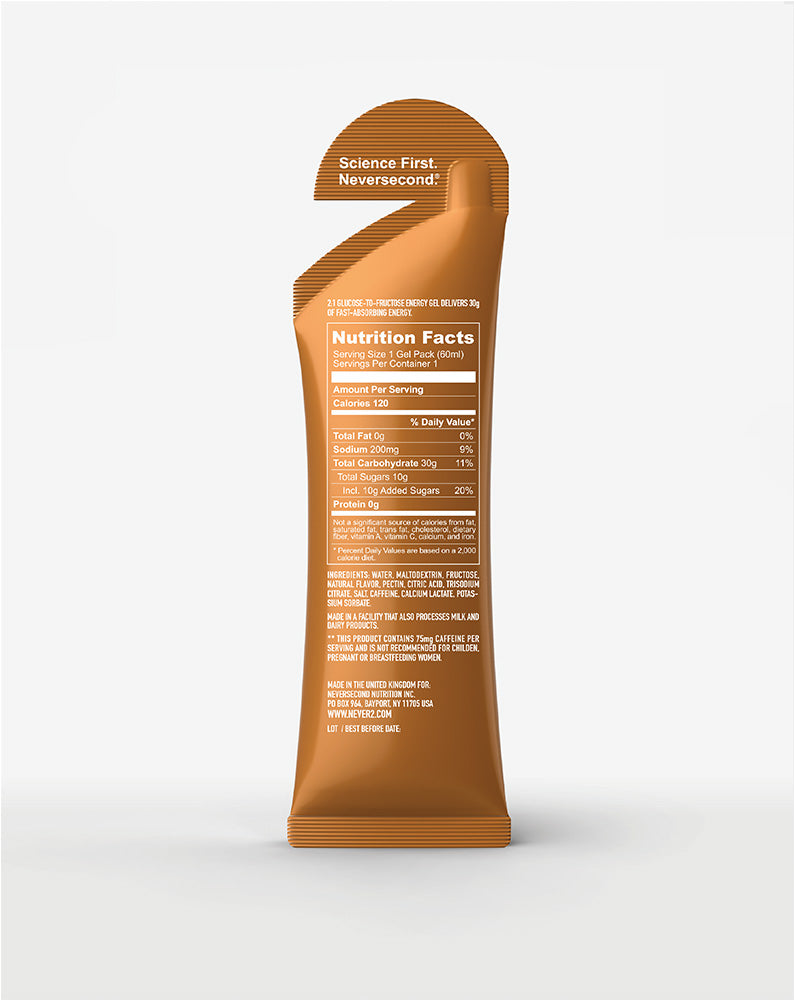 NeverSecond C30+ Caffeine Energy Gel 12CT