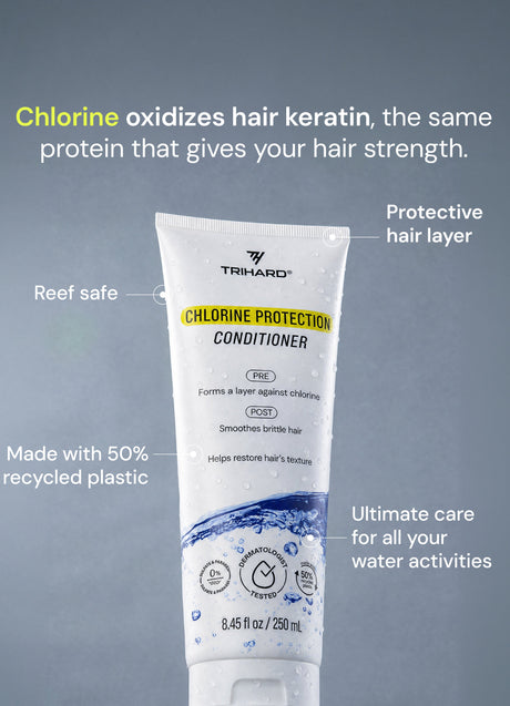 TRIHARD Chlorine Protection Conditioner - Pack Of Three