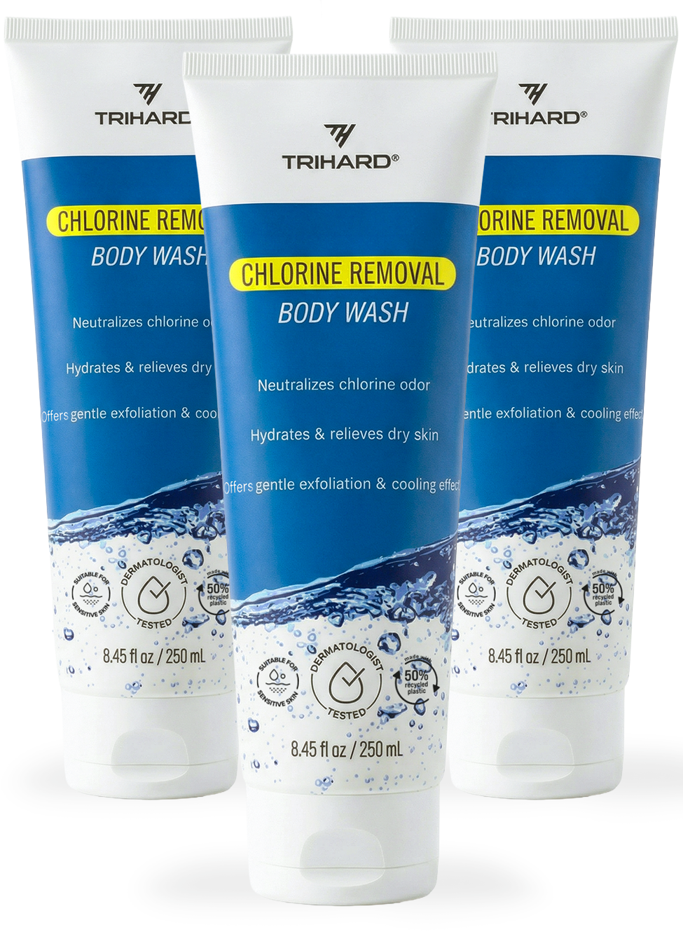 TRIHARD Chlorine Removal Body Wash