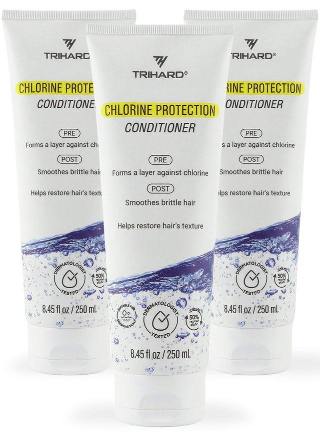 TRIHARD Chlorine Protection Conditioner - Pack Of Three