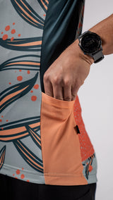 Pioneer Gravel Cycling Jersey (Mora Orange) - Men's