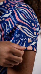 Touring Tech Button Cycling Shirt (Levi Blue) - Women's
