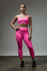 Women's SOHO  3/4 Leggings (Hot Shot Pink)