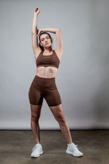 Women's SOHO Cross Back Sports Bra (City Mocha)