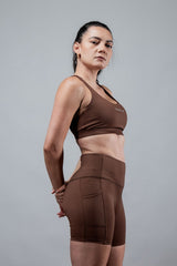 Women's SOHO Fitness Shorts 5" (City Mocha)