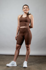 Women's SOHO Fitness Shorts 8" (City Mocha)