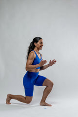Women's SOHO Fitness Shorts 8" (Neo Blue)