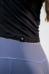 Women's Terra Recovery Arc Long Sleeve Crop (Black)