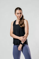 Women's Terra Recovery Halo Tank (Black)